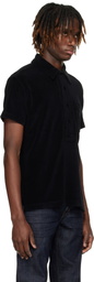 TOM FORD Black Towelling Polo