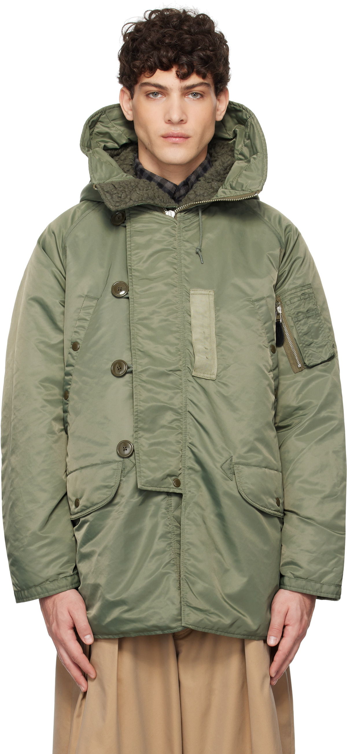 BEAMS PLUS / タイプ N-3B ダウン　サイズXL Amazon | 【ビームスの百名品】 [ビームスプラス] ブルゾン N-3B
