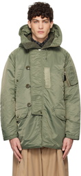 BEAMS PLUS Green MIL Type N-3B Down Jacket