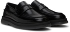 Hugo Black Leather Loafers