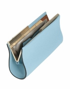 Valextra Womens Clutch Light in Blue
