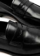 Aeyde Oscar 25 Leather Loafers Black