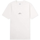 C.P. Company Men's 30/1 Jersey Graphic T-Shirt in Gauze White