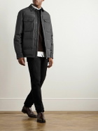 Brioni - Quilted Ripstop Down Shirt Jacket - Gray