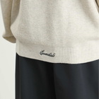 Fear of God ESSENTIALS Men's Signature Waffle 90s Crew Neck Sweats in Oatmeal Heather