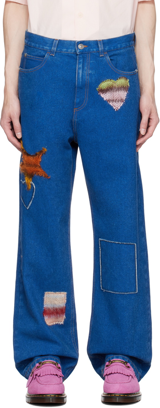 Marni Indigo Faded Jeans