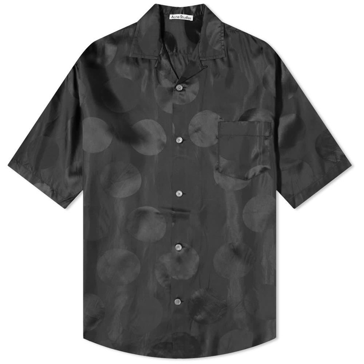 Photo: Acne Studios Short Sleeve Sandimper Dot Jacquard Shirt