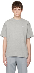 Nike Gray Solo Embroidered T-Shirt