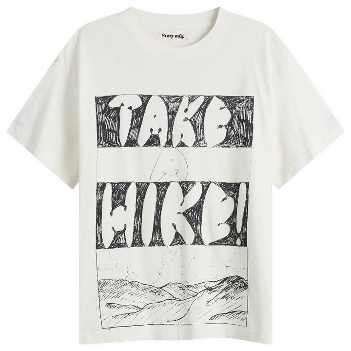 Photo: Story mfg. Women's Grateful T-Shirt in Ecru Take A Hike