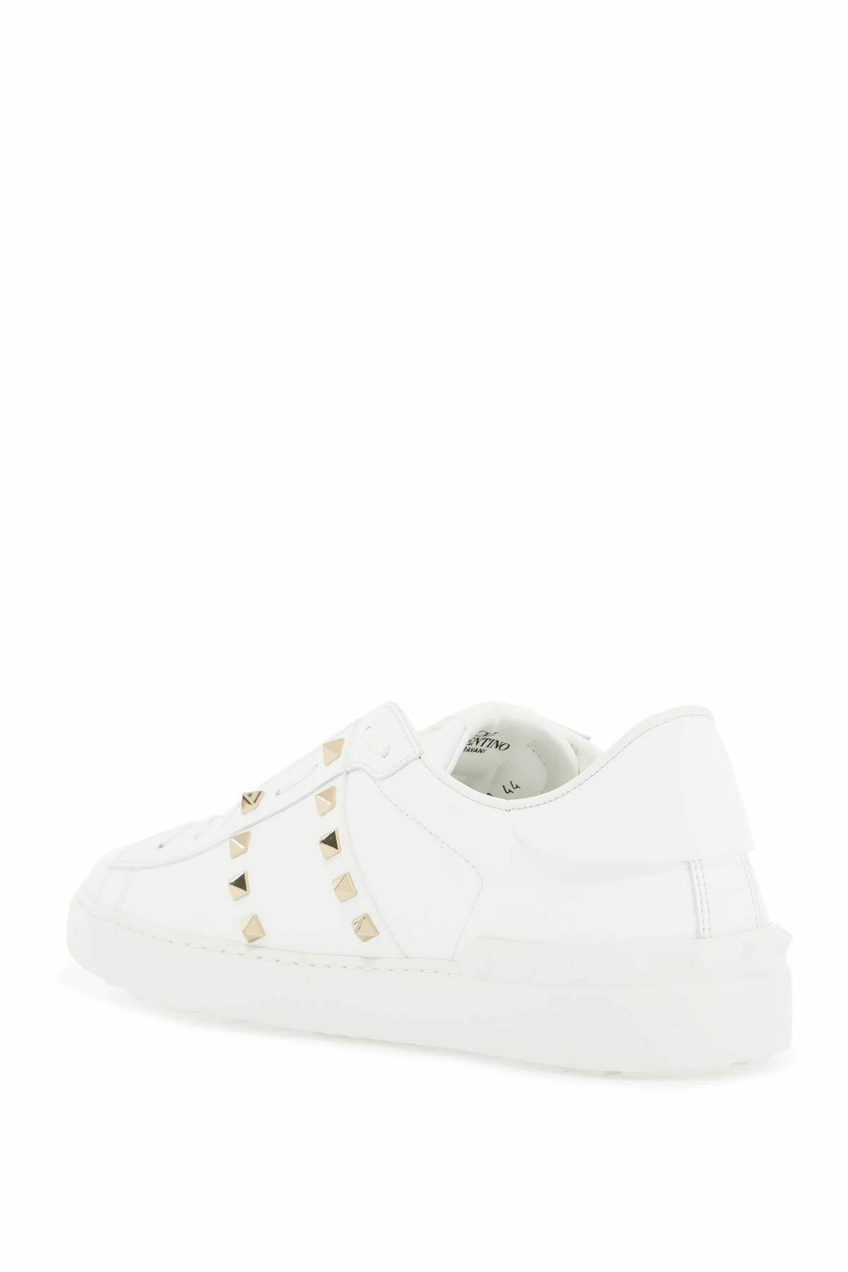【Valentino Garavani】Open Rockstud Untitled Sneakers White VALENTINO GARAVANI open rockstud untitled sneakers White