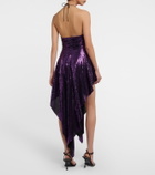 Alexandre Vauthier - Embellished asymmetrical midi dress