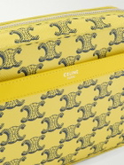 CELINE - Small Triomphe Printed Leather-Trimmed Canvas Messenger Bag