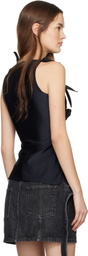 Coperni Black Flower Top