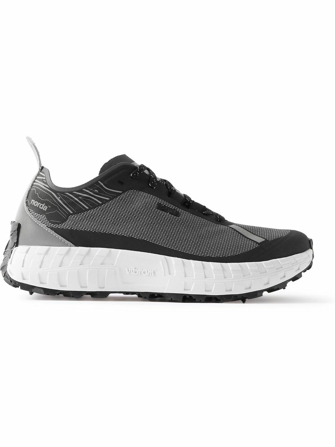norda - 001 Rubber-Trimmed Bio-Dyneema® Trail Running Sneakers - Black