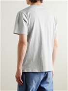 Saturdays NYC - Miller Logo-Print Cotton-Jersey T-Shirt - Gray