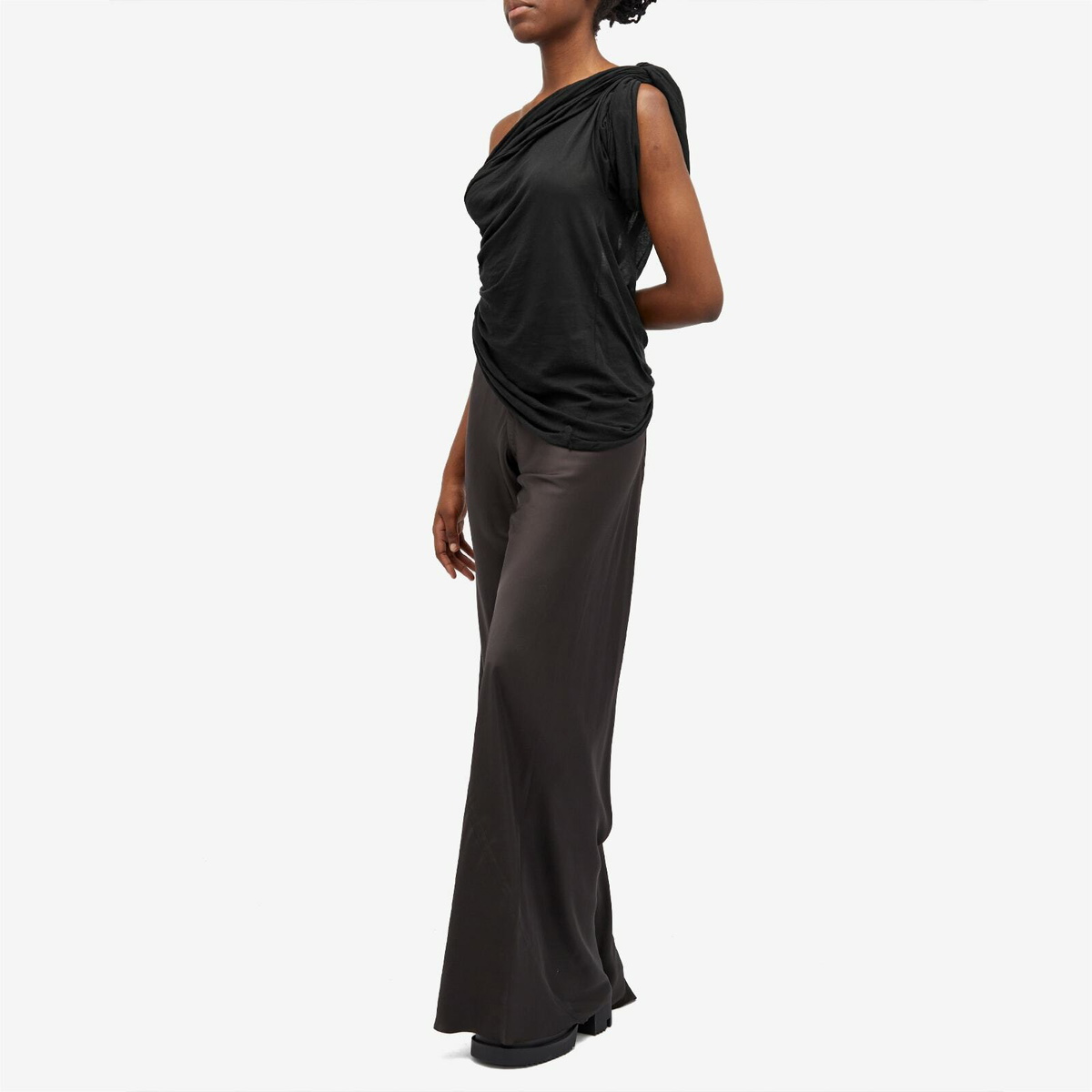 Rick Owens Women's Twist Vest Top in Black