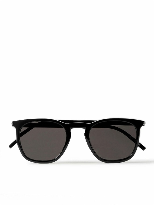 Photo: SAINT LAURENT - D-Frame Recycled-Acetate Sunglasses
