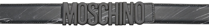 Photo: Moschino Black & White Logo Belt