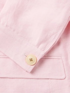 Oliver Spencer - Wyndhams Unstructured Linen Suit Jacket - Pink