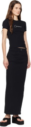 Coperni Black Baby Crystal T-shirt