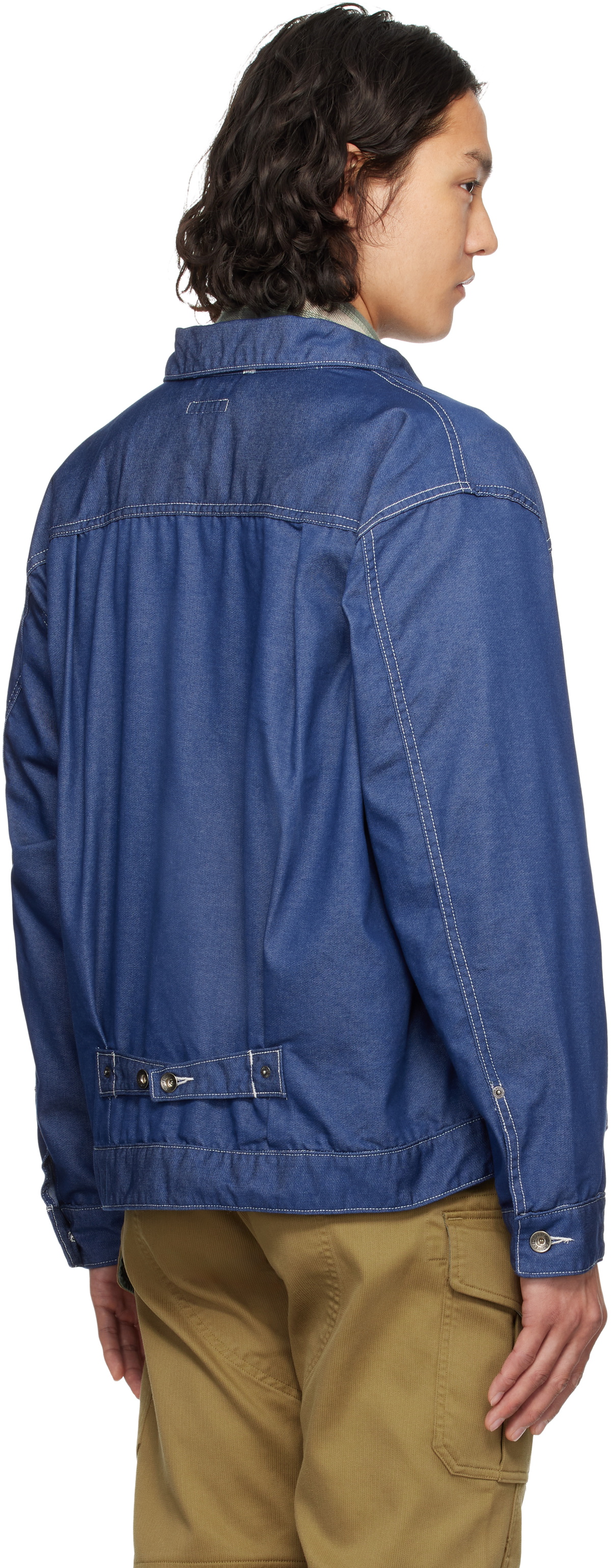 ★ENGINEERED GARMENTS BLUE JACKET ♪ Engineered Garments Workaday Utility Jacket Indigo