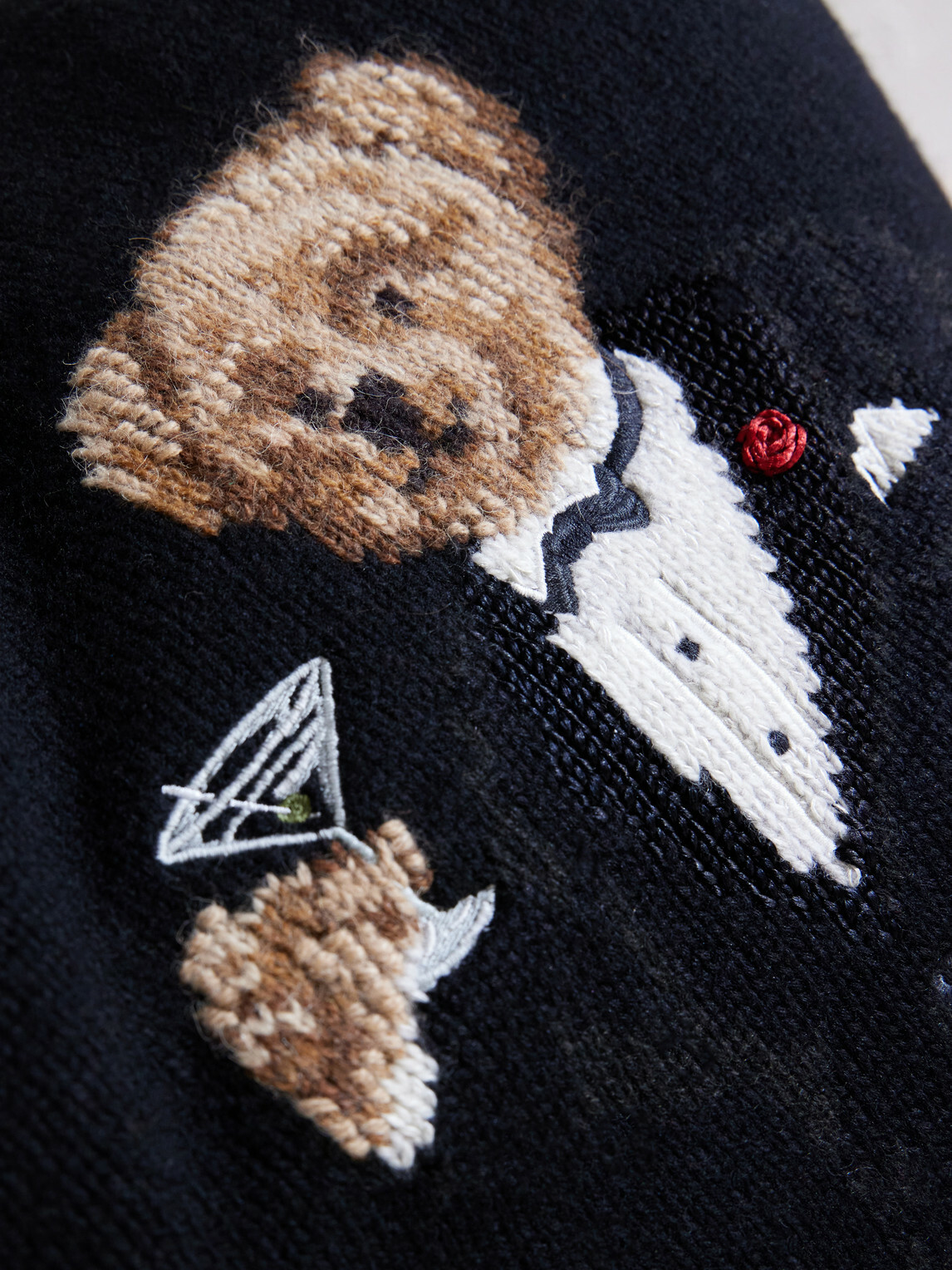 Ralph Lauren Home - Martini Bear Cashmere-Blend Cushion