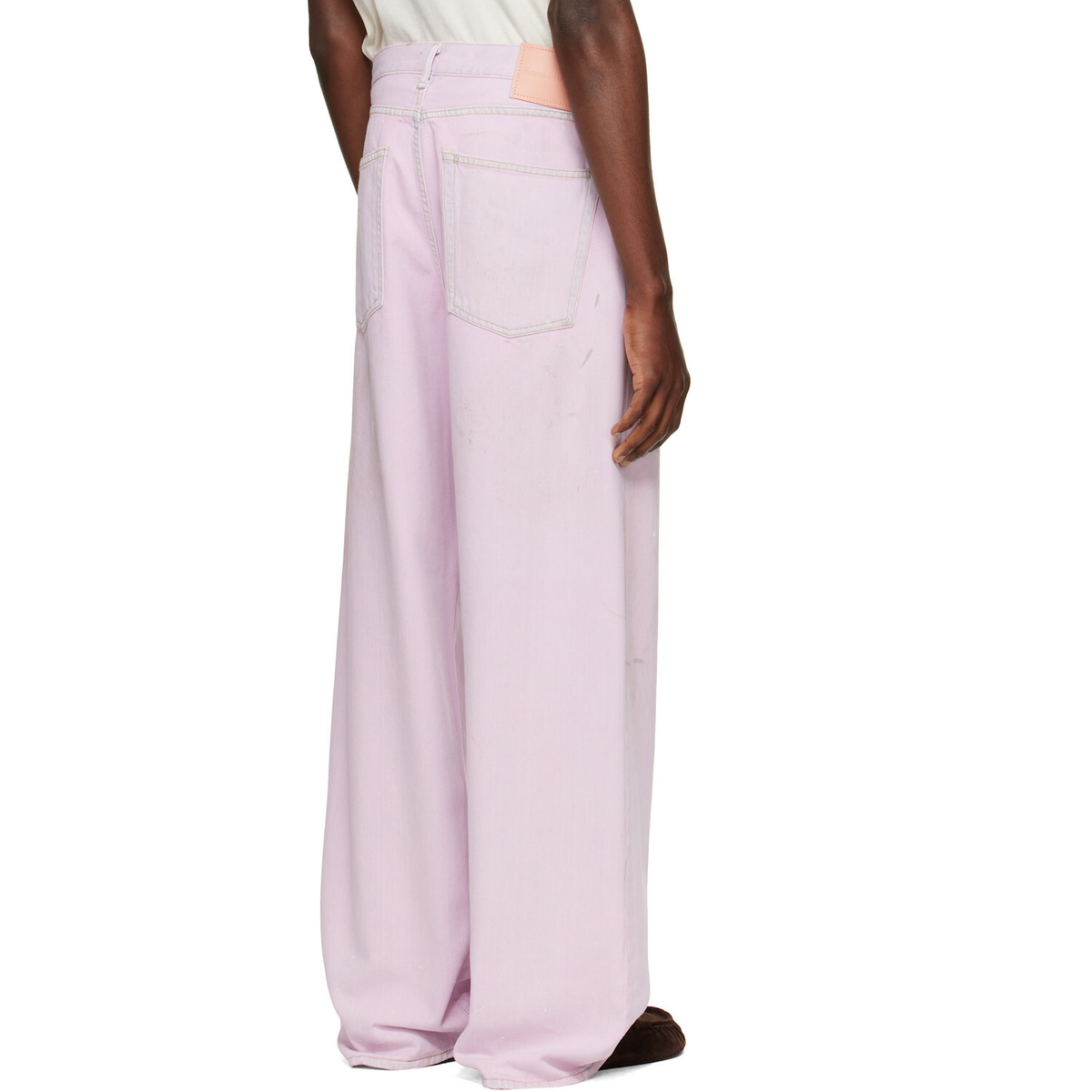 Acne Studios Pink Loose Fit 1981 Jeans