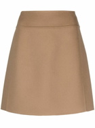 MAX MARA - Wool Mini Skirt