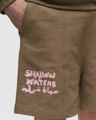 Adish Cotton Shallow Waters Shorts Brown - Mens - Sport & Team Shorts