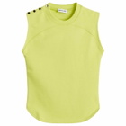 Peachy Den Women's Trixie Sweat Vest Top in Highlighter