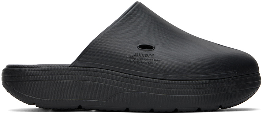 Suicoke Black Polk Slippers