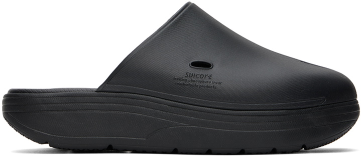 Photo: Suicoke Black Polk Slippers