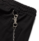 Rhude - Traxedo Tapered Tech-Jersey Drawstring Trousers - Black