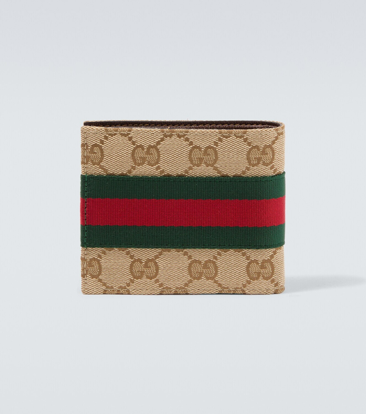 Gucci GG Canvas Web Stripe bifold wallet