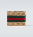 Gucci GG Canvas Web Stripe bifold wallet