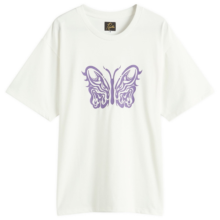 Photo: Needles Women's x Kae Tanaka Crew Neck T-Shirt in Off White