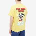 Sky High Farm Men's Flat Bush Printed T-Shirt in Yellow