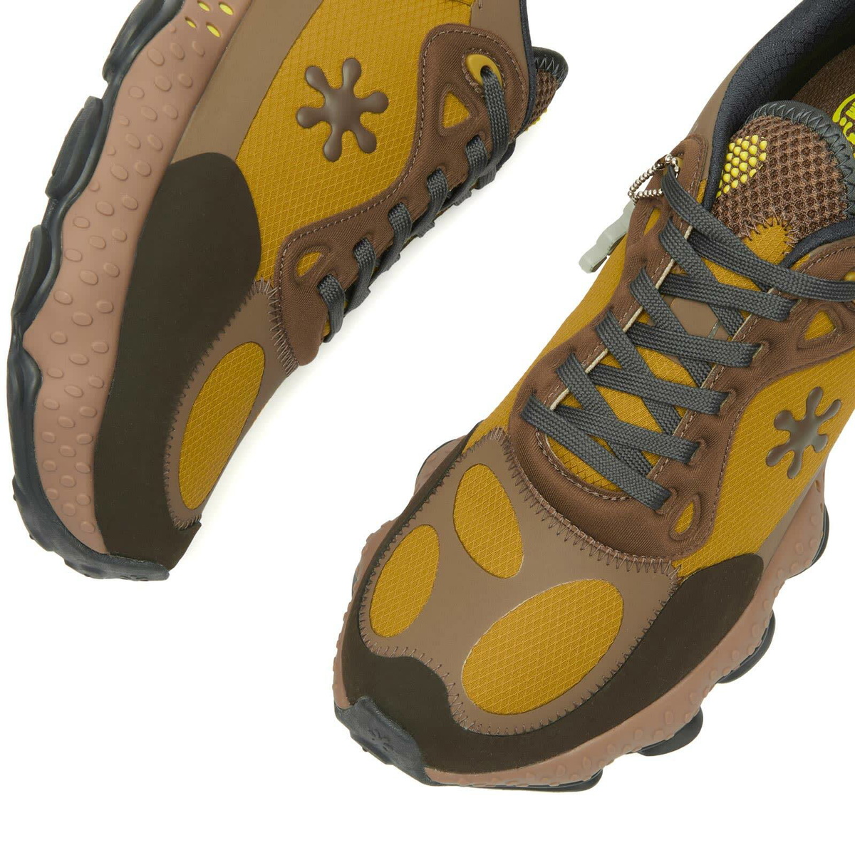 Spunge Osmosis Sneaker in Brown/Mustard/Yellow