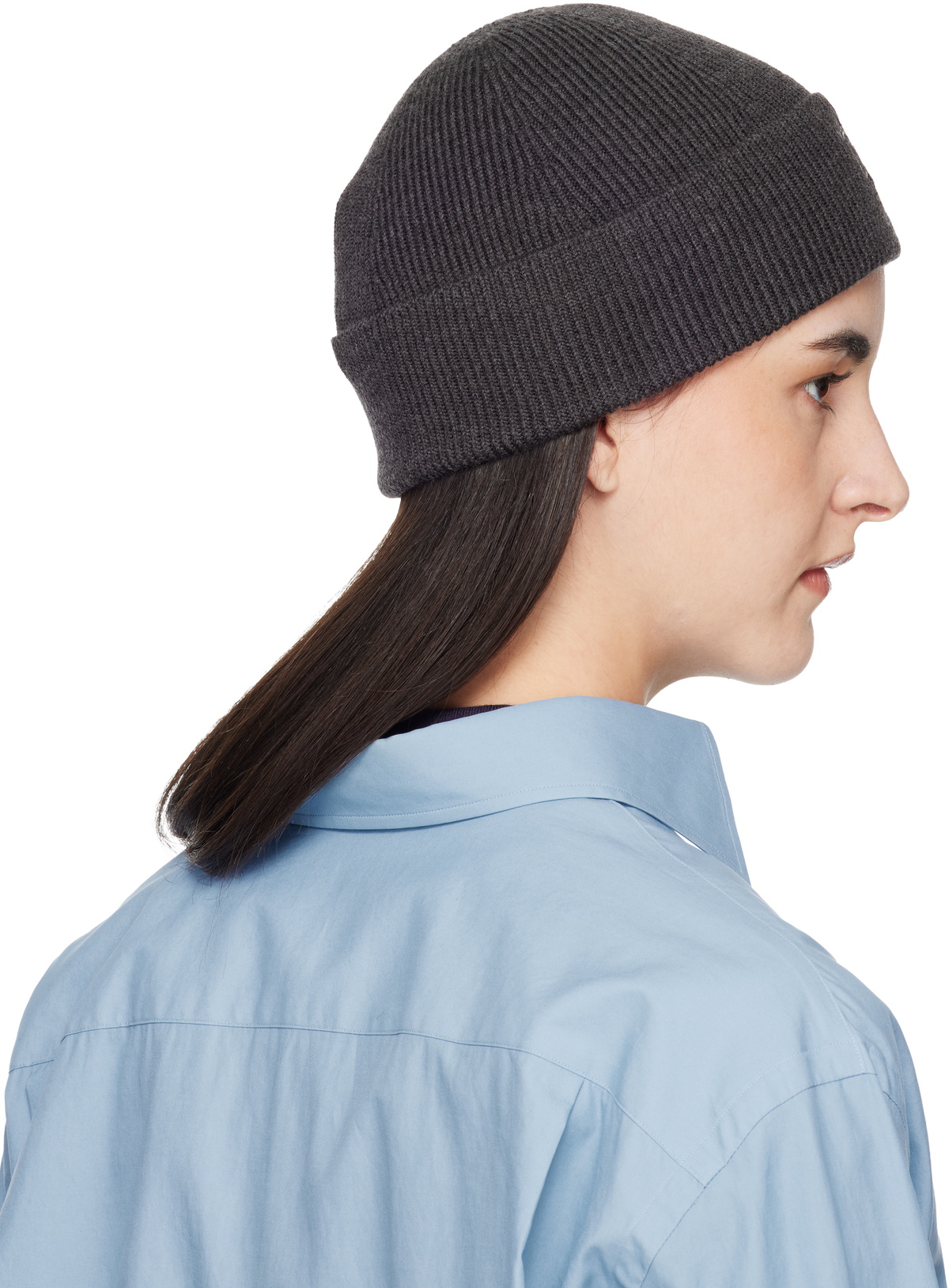 Acne Studios Gray Merino Wool Beanie