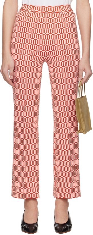 Photo: High Sport Orange & White Charlie Trousers