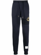 THOM BROWNE - Cotton Trousers With Embroidery
