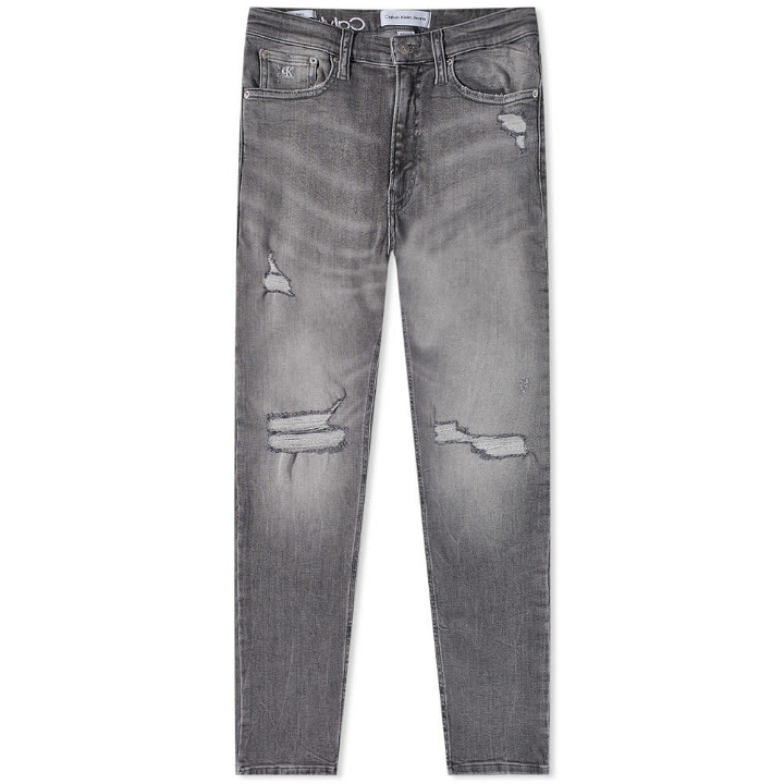 Photo: Calvin Klein Distressed Wash Skinny Fit Jean