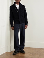 S.N.S. Herning - Epigon Shawl-Collar Virgin Wool Cardigan - Blue