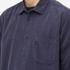 YMC Men's Cord Curtis Shirt in Navy