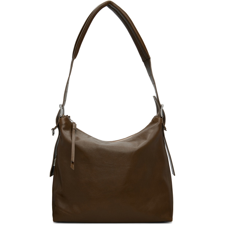 Photo: LEMAIRE Brown Small Belted Leather Bag