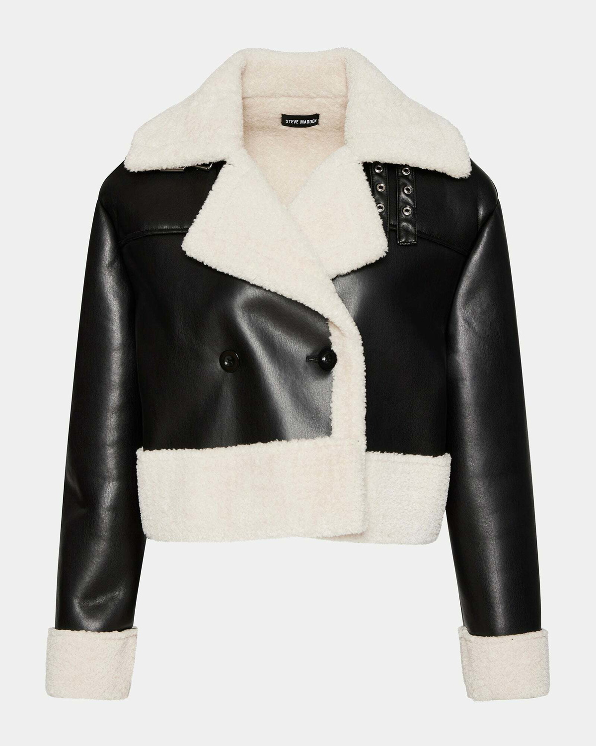 Steve Madden Athen Jacket in Black Natural