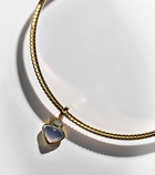 Marina B Trisolina 18kt gold necklace with chalcedony and diamonds