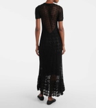 Nili Lotan Yoko crochet cotton midi dress