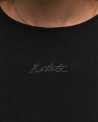Rotate Birger Christensen Logo Cropped T Shirt Black - Womens - Shortsleeves