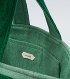 Versace Medusa cotton-terry jacquard tote bag